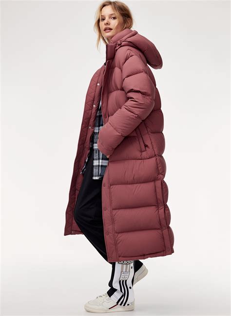 long puffer jackets.